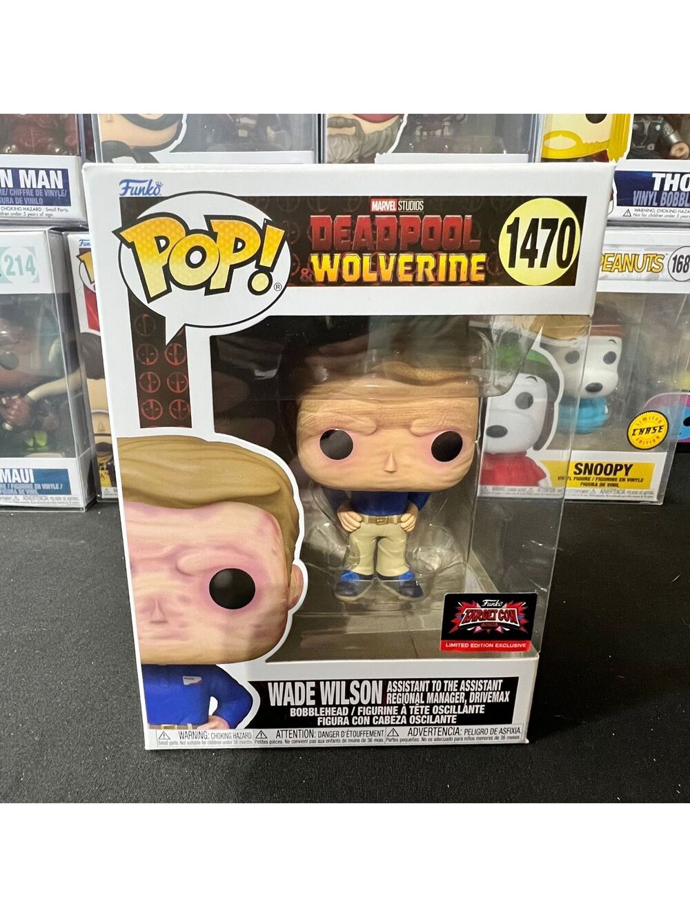 Funko Pop Marvel Wade Wilson 1470 Deadpool & Wolverine Target Con Exclusive